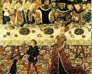 catalan school banquet of herod France oil painting artist